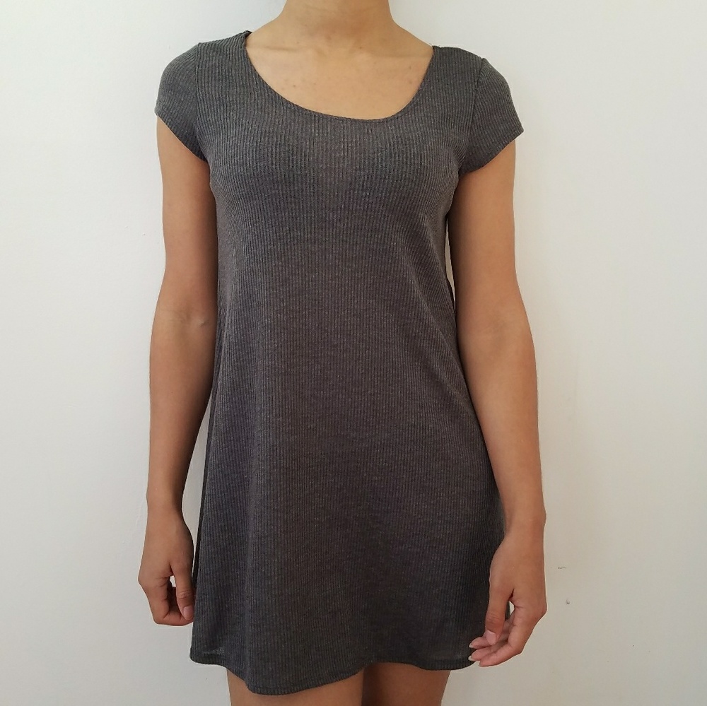 Grey Skater Dress